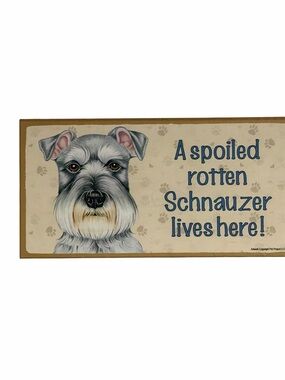 Schnauzer Pet Sign - Decorative Plaque